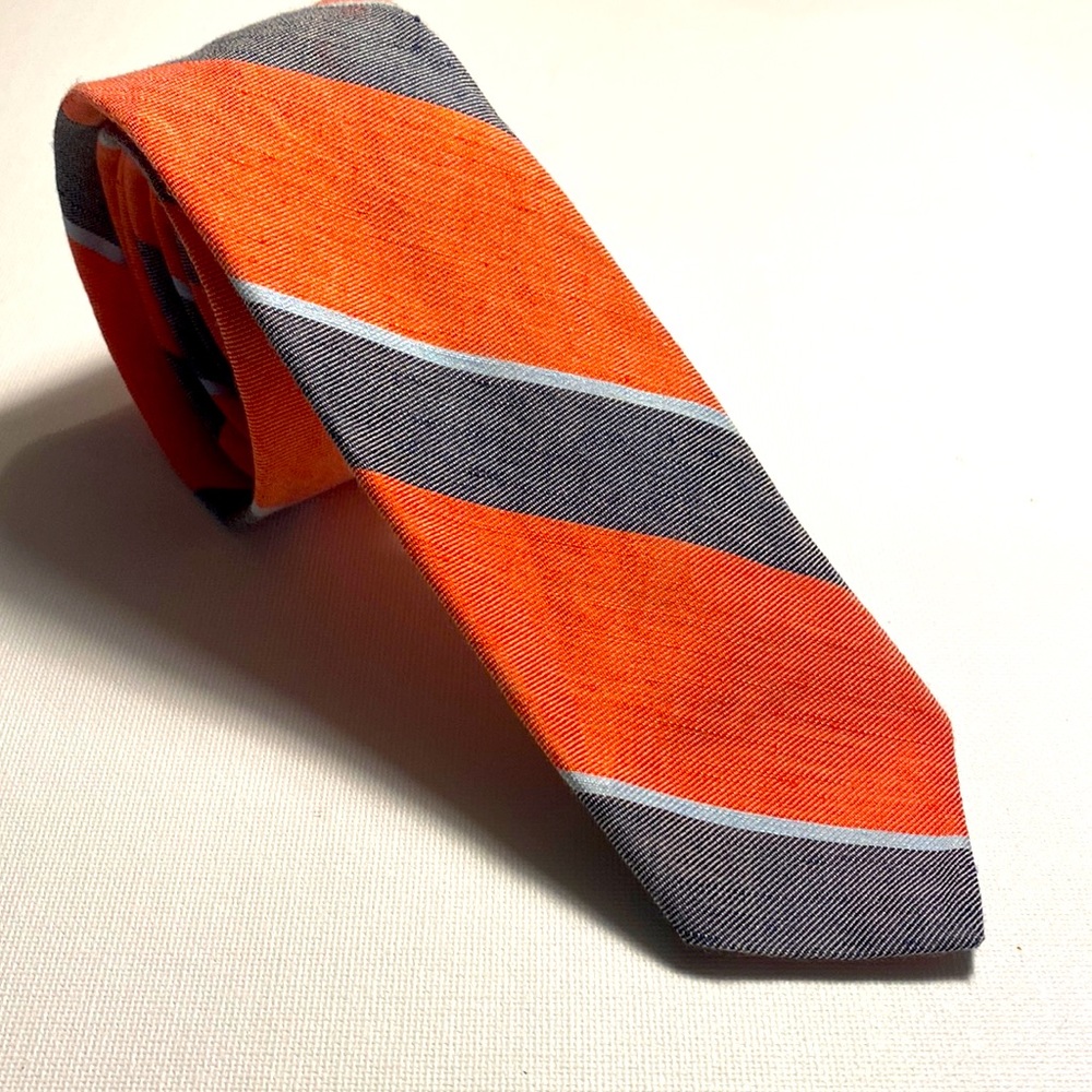 Mens linen/cotton J.Crew tie
